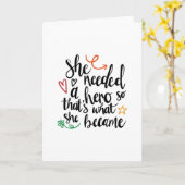 彼女には英雄が必要だった カード (黄色い花)