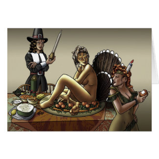 彼女にフォークを突き刺す