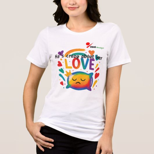 彼女に夢中 トライブレンドＴシャツ (正面)