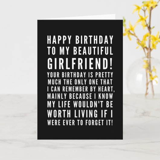 彼女に対おもしろいする嫌みな誕生日の願い カード (黄色い花)