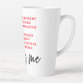 彼女に対する力を与える主張 カフェラテマグ (右)