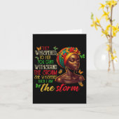 彼女に嵐の蝶を小声で言った カード (黄色い花)