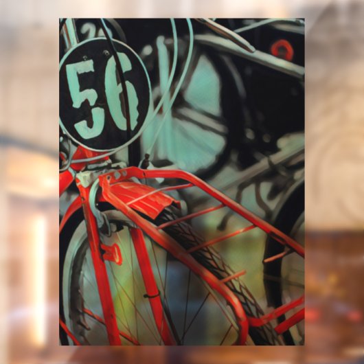 彼女に自転車の贈り物 ウィンドウサイン (シート2)