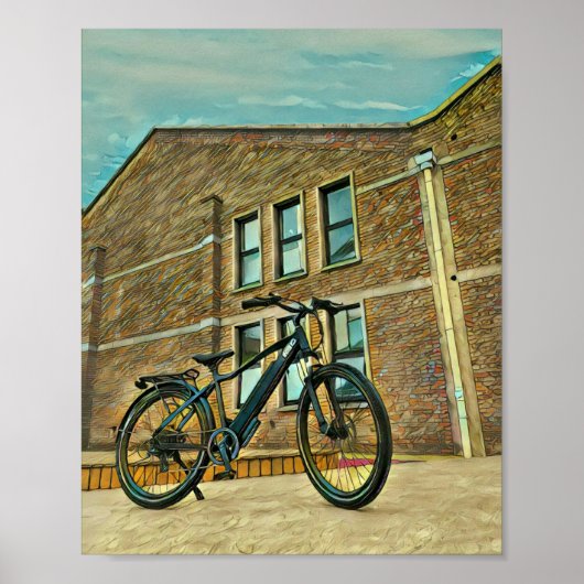 彼女に自転車の贈り物 ポスター (正面)