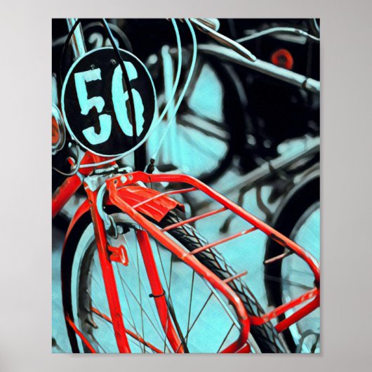 彼女に自転車の贈り物 ポスター (正面)