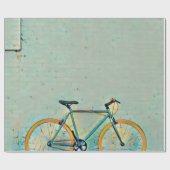 彼女に自転車の贈り物 ラッピングペーパー (フラット)