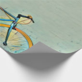 彼女に自転車の贈り物 ラッピングペーパー (角)