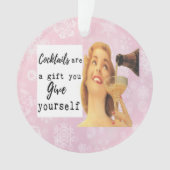 彼女のおもしろい友人のSassyのためのクリスマスの装飾 オーナメント (正面)