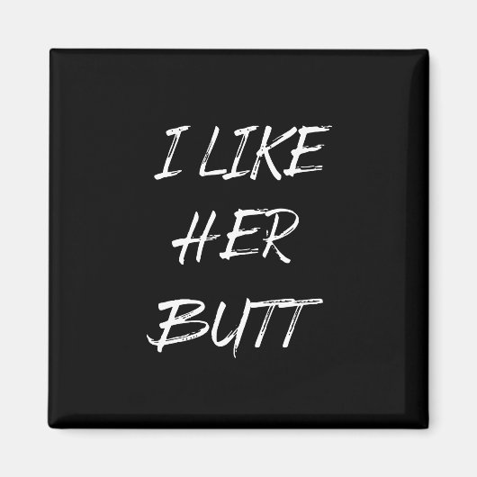 彼女のお尻が好き マグネット (正面)