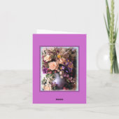 彼女のお母さんに、誕生日 カード (裏面)