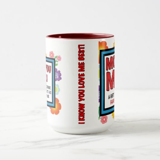 彼女のお気に入りのな子供からのお母さんのマグ マグカップ (中央)