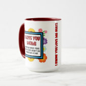 彼女のお気に入りのな子供からのお母さんのマグ マグカップ (正面左)