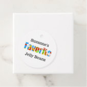 彼女のお気に入りのゼリー豆 |シャワーメッセージカード フェイバータグ (インサイチュ)
