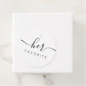 彼女のお気に入りの習字の贈り物クラシックラウンド フェイバータグ (インサイチュ)