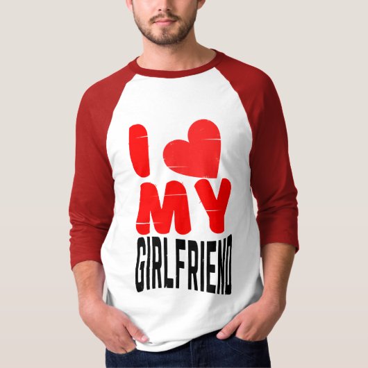 彼女のことが大好きです Tシャツ (正面)