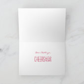 彼女のためだけに任意の年齢の誕生日 カード (内部)