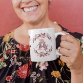 彼女のためにモノグラムフローラ愛 コーヒーマグカップ