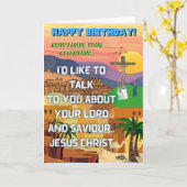 彼女のために彼のためのジョークの誕生日カード(イエス) カード (黄色い花)