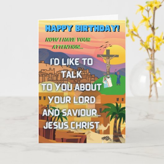 彼女のために彼のためのジョークの誕生日カード（イエス） カード (黄色い花)