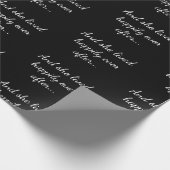 彼女のために模様を描いた後の幸せな気持ち ラッピングペーパー (角)