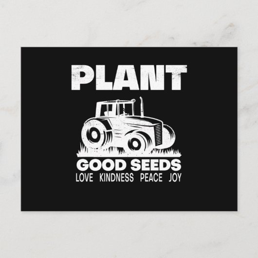 彼女のために私のトラクターはセクシーで、農家ギフト ポストカード (正面)