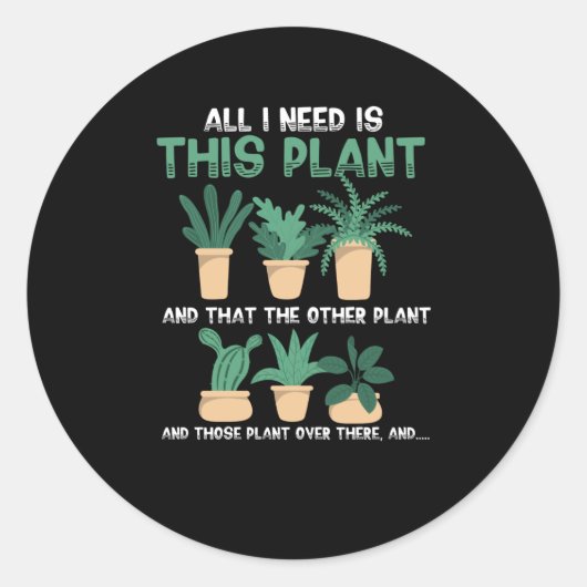 彼女のために私のトラクターはセクシーで、農家ギフト ラウンドシール (正面)