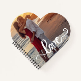 彼女のために、または彼のための写真のバレンタイン ノートブック