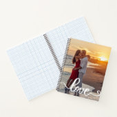 彼女のために、または彼のための写真のバレンタイン ノートブック (内部)