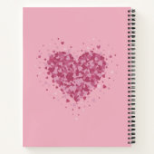 彼女のために、または彼のための写真のバレンタイン ノートブック (裏面)