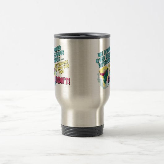 彼女のためのおもしろいな離婚されたTシャツそしてギフト トラベルマグ (中央)