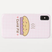 彼女のためのかわいいのかわいこちゃんパイ落書き Case-Mate iPhoneケース (裏面(横))