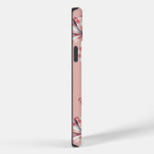 彼女のためのカスタムピンクコケットリボン携帯ケース Case-Mate iPhoneケース (裏面 / 右)