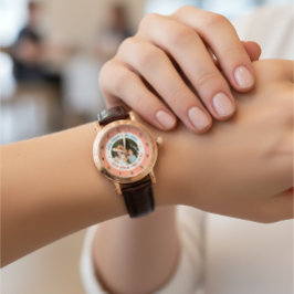 ⌚ 彼女のためのカスタムフォト&テキストウォッチ | パーソナライズド 腕時計