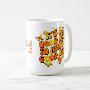 彼女のためのカラフルでポジティブなモチベーション コーヒーマグカップ