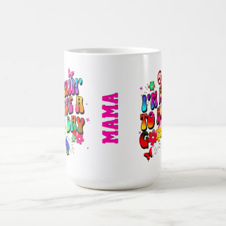 彼女のためのカラフルなポジティブなエネルギー モチベーション コーヒーマグカップ