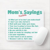 彼女のためのギフトのお母さんのお気に入りのなことわざ マウスパッド (マウス)