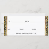 彼女のためのギフト券 (裏面)