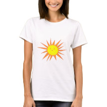 彼女のためのサニーTシャツ
