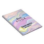 彼女のためのスケッチブックギフトと名前をカスタムする着色 ノートブック (右側)