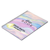 彼女のためのスケッチブックギフトと名前をカスタムする着色 ノートブック (左側)