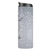 彼女のためのスパークリーグリッター退職金 タンブラー (回転右)