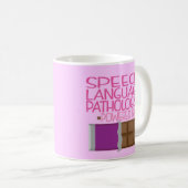 彼女のためのスピーチの言語病理学者チョコレートギフト コーヒーマグカップ (正面右)