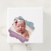 彼女のためのバプテスマ |シンプルタイポグラフィカスタム写真 フェイバータグ (インサイチュ)