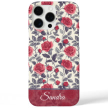 彼女のためのバラのカスタムiPhoneケース