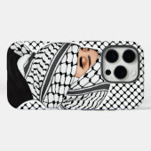彼女のためのパレスチナのクフィーヤ柄の携帯ケース Case-Mate iPhoneケース (裏面 (横))