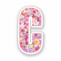 彼女のためのピンクの花の植物学的なモノグラムの文字B