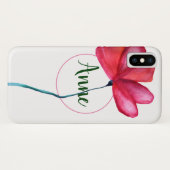 彼女のためのフローラルネームiPhoneケース Case-Mate iPhoneケース (裏面(横))