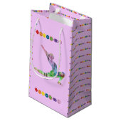 彼女のためのヨガの時間ギフト スモールペーパーバッグ (裏面アングル)