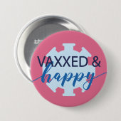 彼女のための予防接種コビディボタン 缶バッジ (正面&裏面)