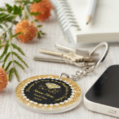 彼女のための安価な誕生日ギフト、誕生日の好意 キーホルダー (正面右)